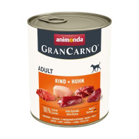 Вологий корм для собак Animonda GranCarno Adult 800 г - яловичина та курка