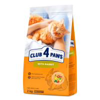 Сухой корм для кошек Club 4 Paws Premium 2 кг - кролик