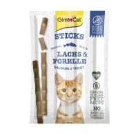Лакомство для кошек GimCat Sticks Lanchs & Forelle 4 шт - лосось и форель