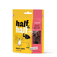 Лакомство для котов Half&Half Meaty Bits Adult 50 г - говядина