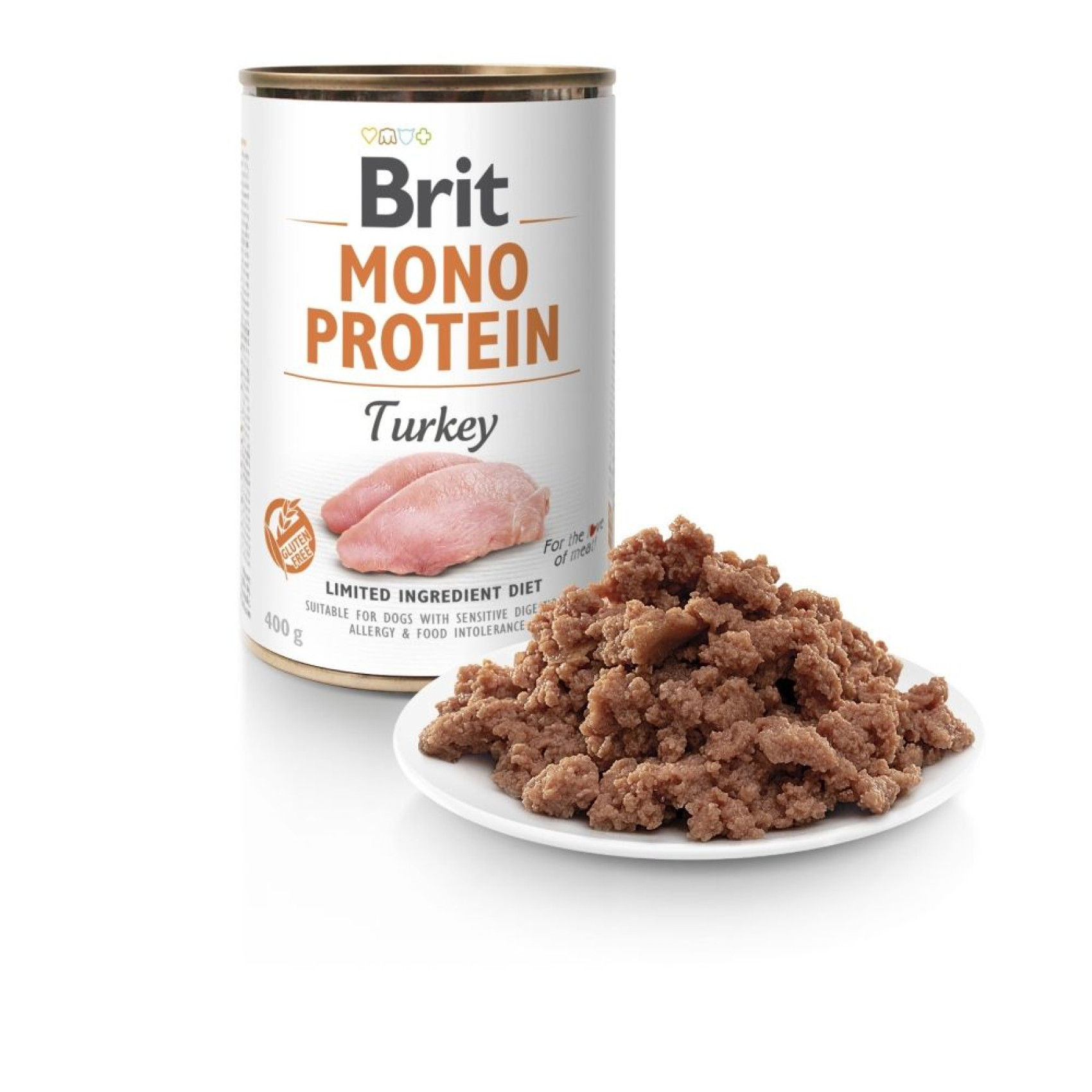 Влажный корм для собак Brit Care Mono Protein 400 г - индейка