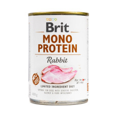 Влажный корм для собак Brit Care Mono Protein 400 г - кролик