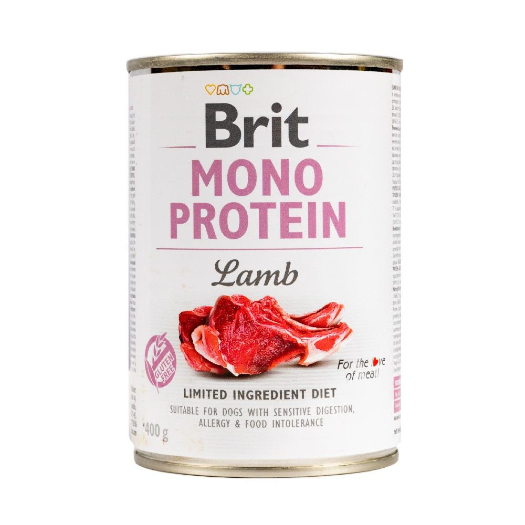 Влажный корм для собак Brit Care Mono Protein 400 г - ягненок