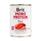 Влажный корм для собак Brit Care Mono Protein 400 г - говядина