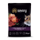 Вологий корм для котів Savory Sterilized 85 г - ягня та журавлина