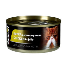 Влажный корм для кошек AnimAll Adult 85 г - курица