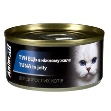 Влажный корм для кошек AnimAll Adult 85 г - тунец