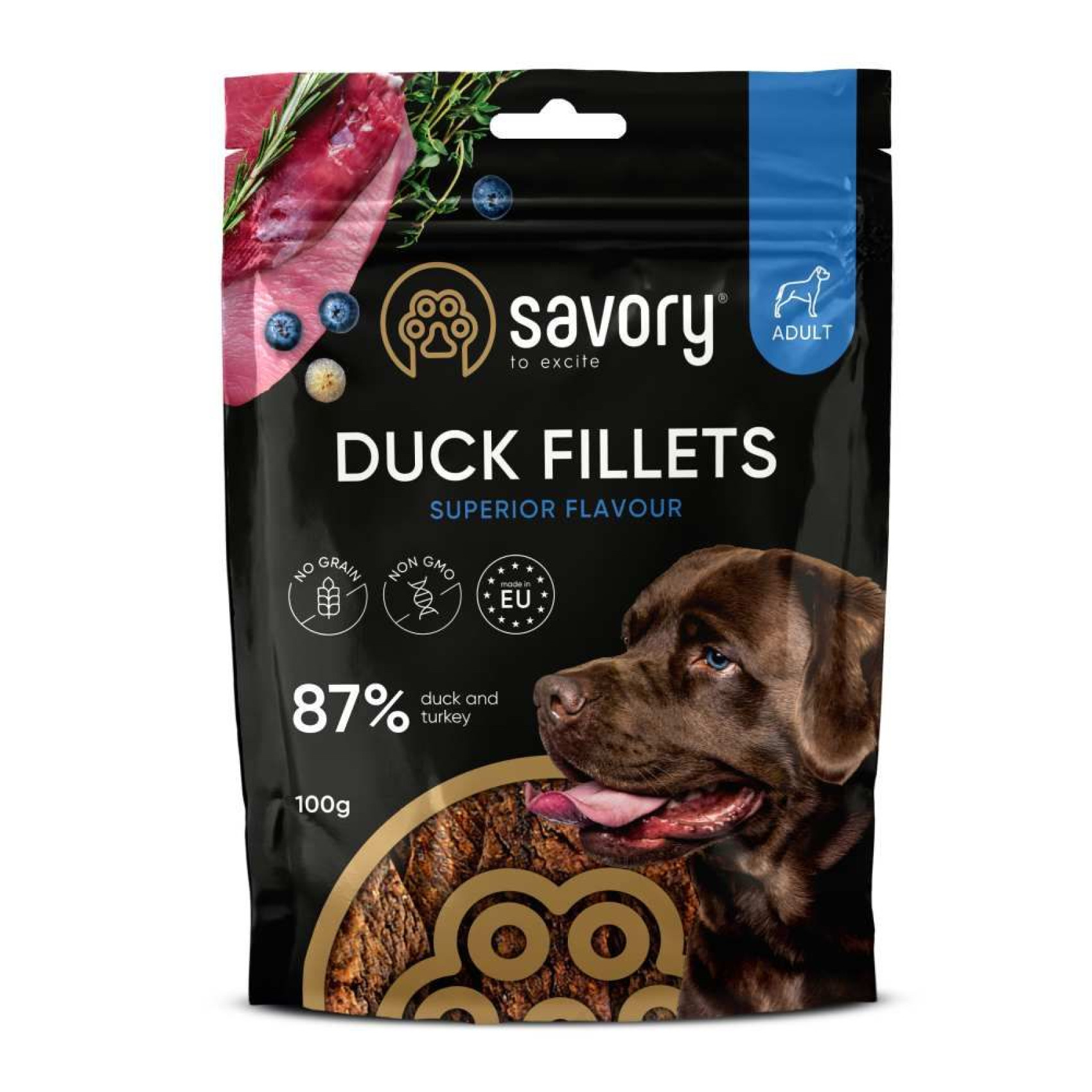 Лакомство Savory Fillet Turkey With Duck 100 г - индейка и утка