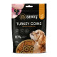 Лакомство Savory Puppy Coins With Turkey 100 г - индейка
