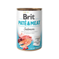 Влажный корм для собак Brit Pate & Meat 400 г - курица и лосось