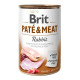 Влажный корм для собак Brit Pate & Meat 400 г - курица и кролик