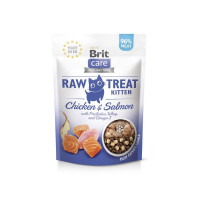 Ласощі для кошенят Brit Raw Treat Kitten 40 г - курка та лосось