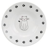 Миска керамическая для брахицефалов Trixie 200 мл / 15 см (белая)