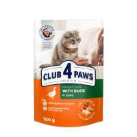Влажный корм для кошек Club 4 Paws Premium pouch 100 г - утка