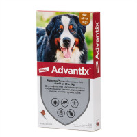 Краплі на холку для собак Elanco Advantix від 40 до 60 кг, 4 шт