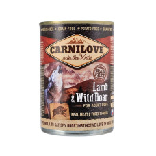 Влажный корм для собак Carnilove Adult 400 г - ягненок и кабан