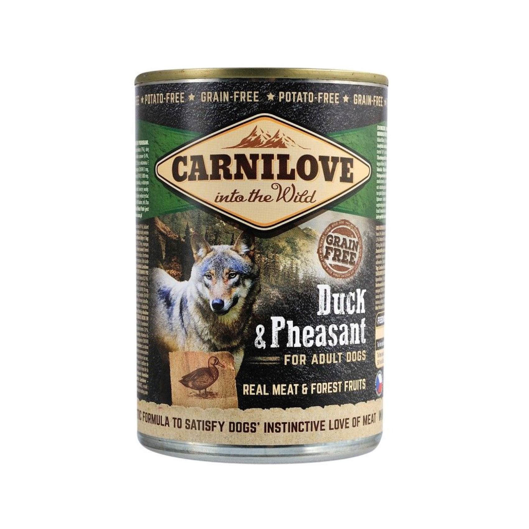 Вологий корм для собак Carnilove Adult 400 г - качка та фазан