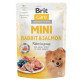 Brit Care Mini Fillets In Gravy влажный корм для собак 85 г - кролик и лосось 24шт