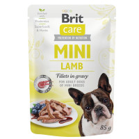 Brit Care Mini Fillets In Gravy влажный корм для собак 85 г - ягненок 24шт