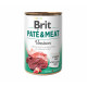 Влажный корм для собак Brit Care Pate & Meat 400 г - курица и оленина