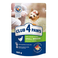 Вологий корм для собак Club 4 Paws Premium pouch 24x100 г (курка)