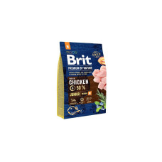 Сухой корм для щенков Brit Premium Dog Junior M 3 кг - курица