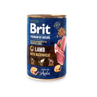 Влажный корм для собак Brit Premium By Nature 800 г - ягненок