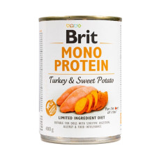 Влажный корм для собак Brit Care Mono Protein 400 г - индейка и батат