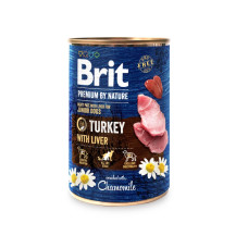 Влажный корм для щенков Brit Premium By Nature 400 г - индейка