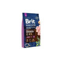 Сухой корм для щенков Brit Premium Dog Junior S 8 кг - курица