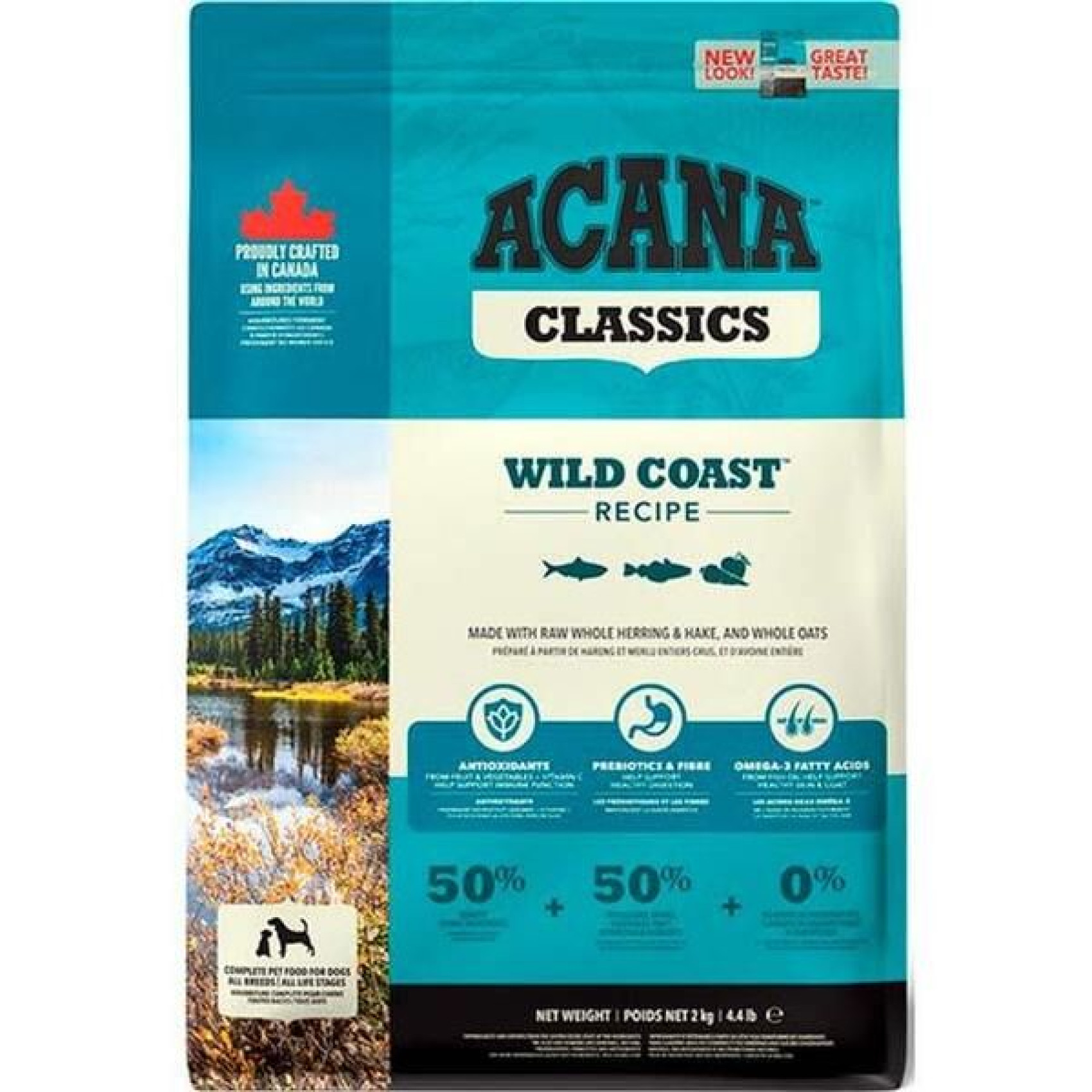 Сухий корм для собак Acana Wild Coast 2 кг - лосось та оселедець