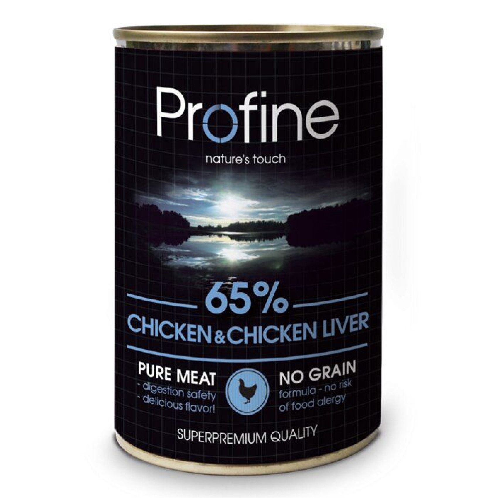 Вологий корм для собак Profine Chicken and Liver 400 г (курка та печінка)