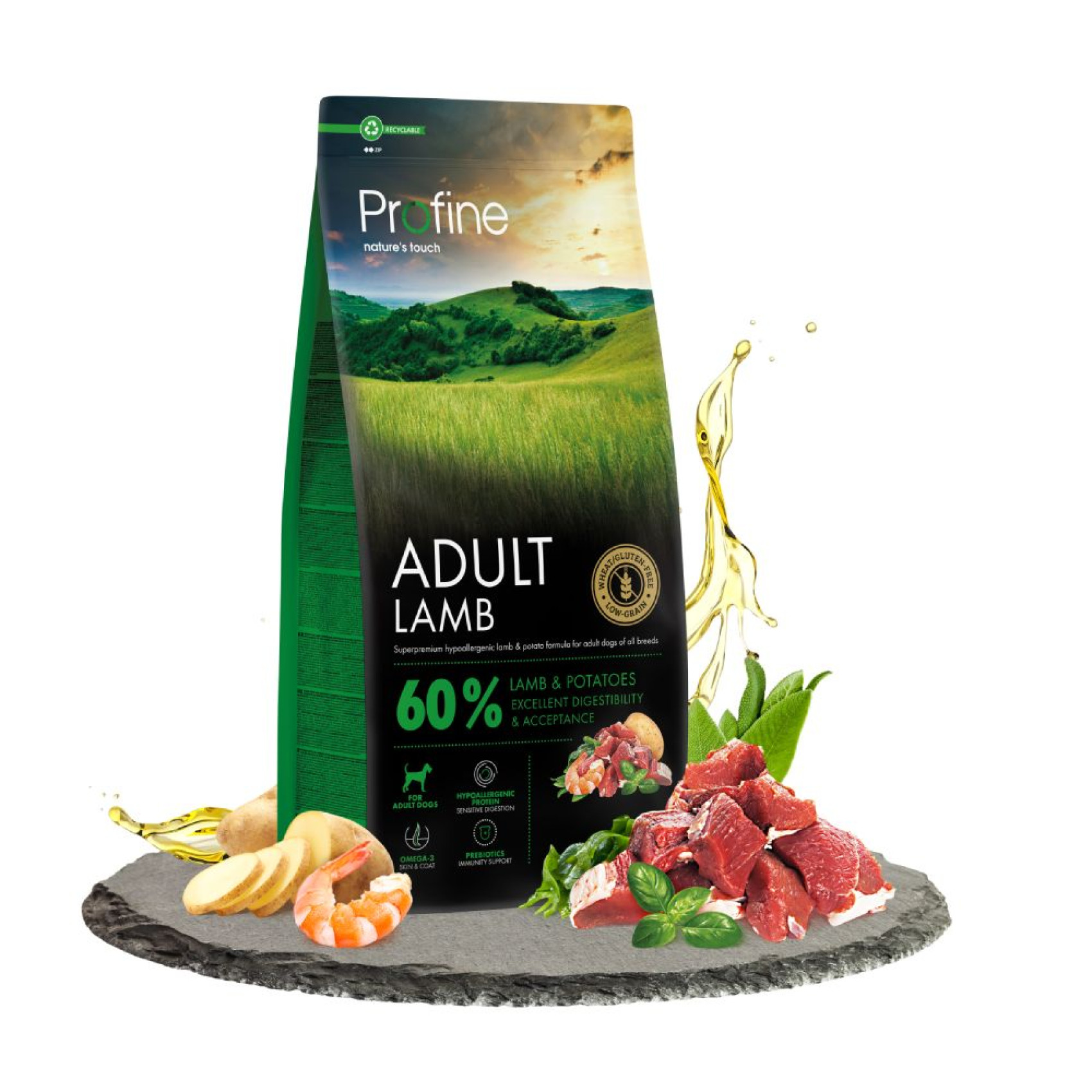 Сухий корм для собак Profine Adult 12 кг - ягня та картопля