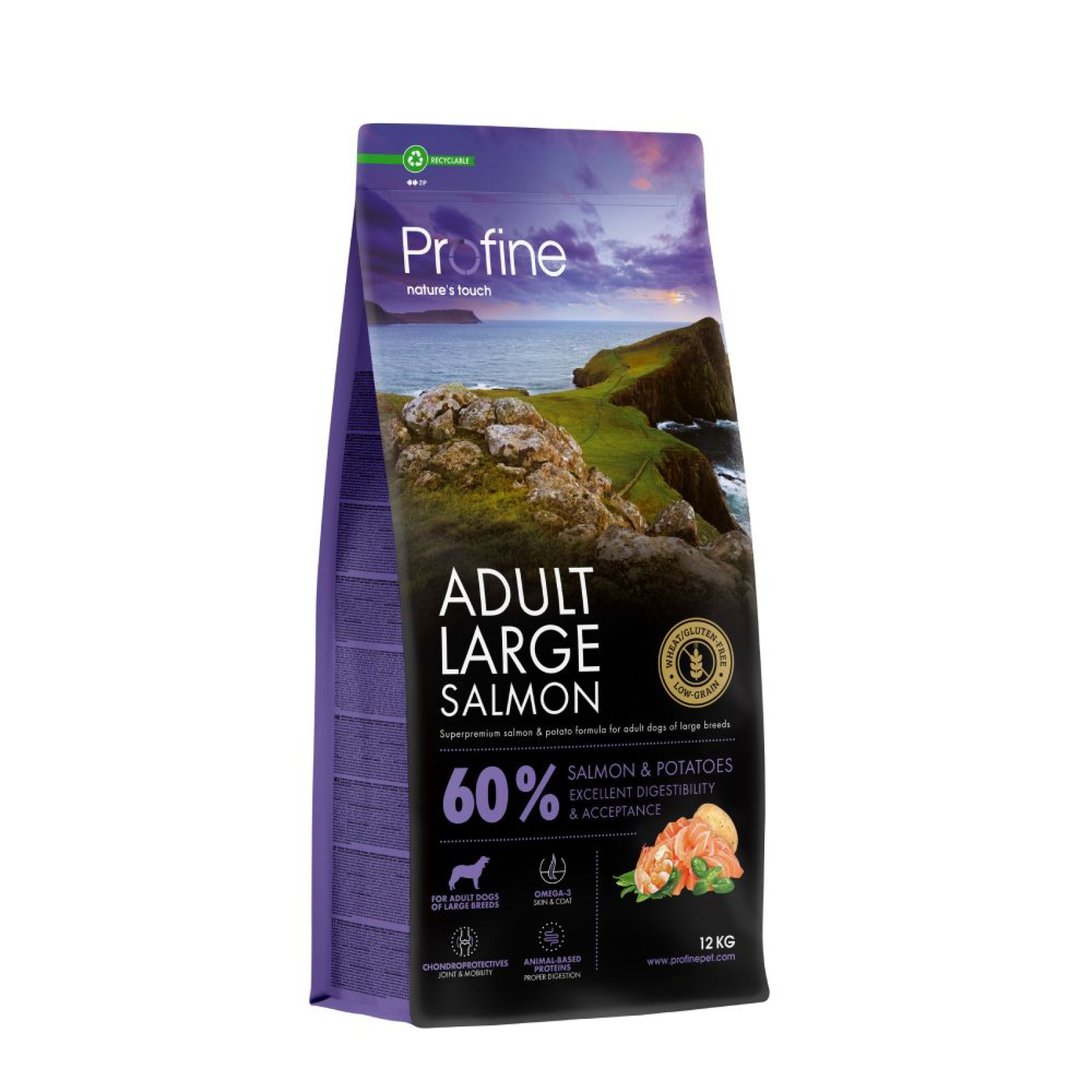 Сухий корм для собак Profine Adult Large 12 кг - лосось та картопля
