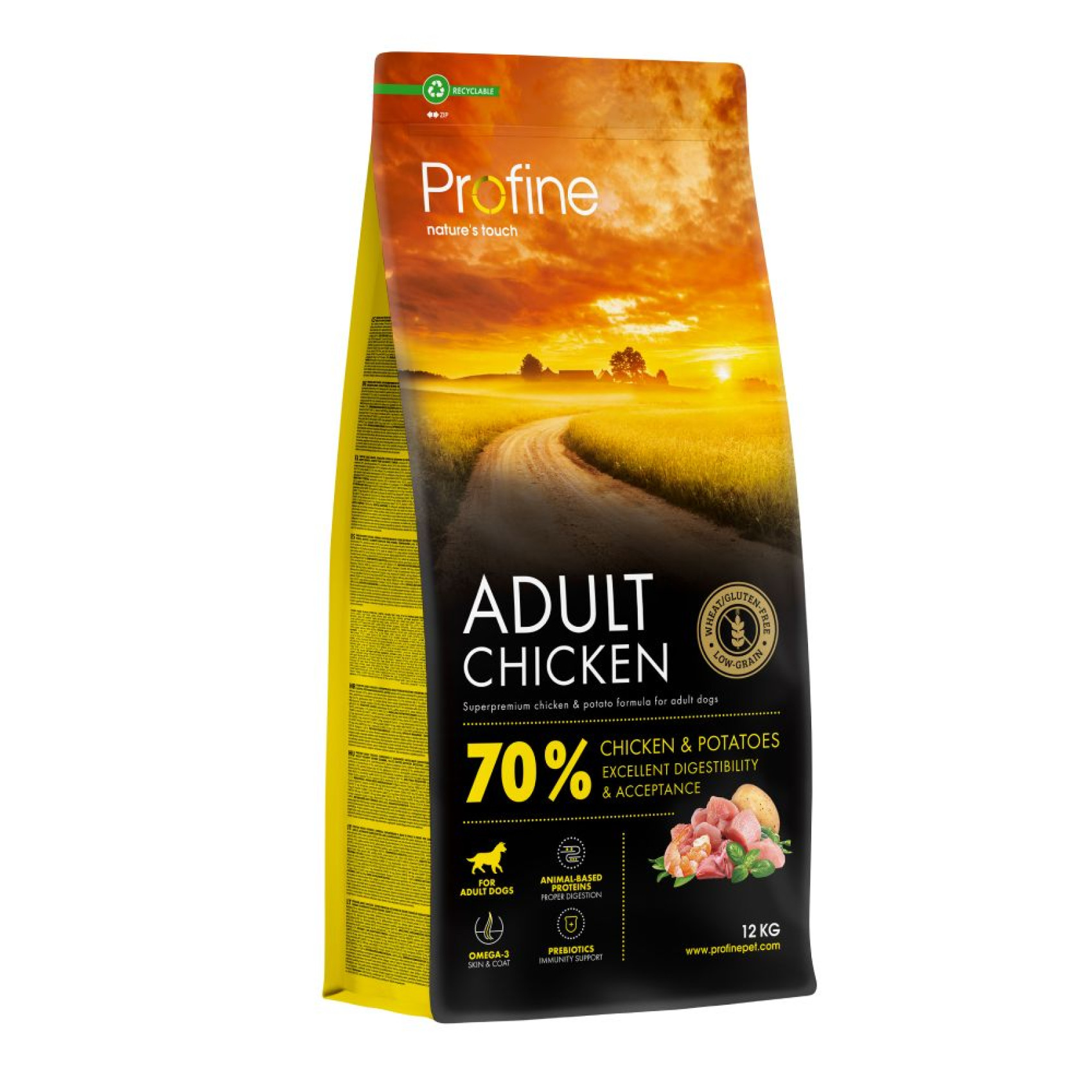 Сухий корм для собак Profine Adult 12 кг - курка та картопля