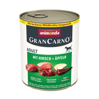 Влажный корм для собак Animonda GranCarno Adult 800 г - говядина, оленина и яблоко