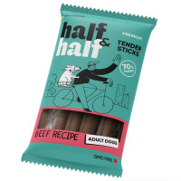 Лакомство для собак Half&Half Tender Sticks Adult 100 г - говядина