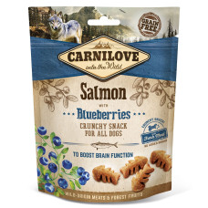 Лакомство для собак Carnilove Salmon with Blueberries 200 г (для улучшения работы мозга)