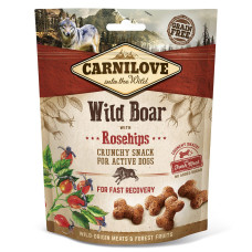 Лакомство для собак Carnilove Wild Boar with Rosehips 200 г (для быстрого восстановления)