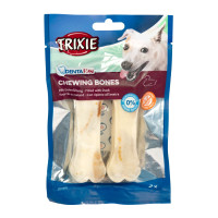 Ласощі для собак Trixie Кістка для чищення зубів Denta Fun 10 см, 70 г / 2 шт. (качка)