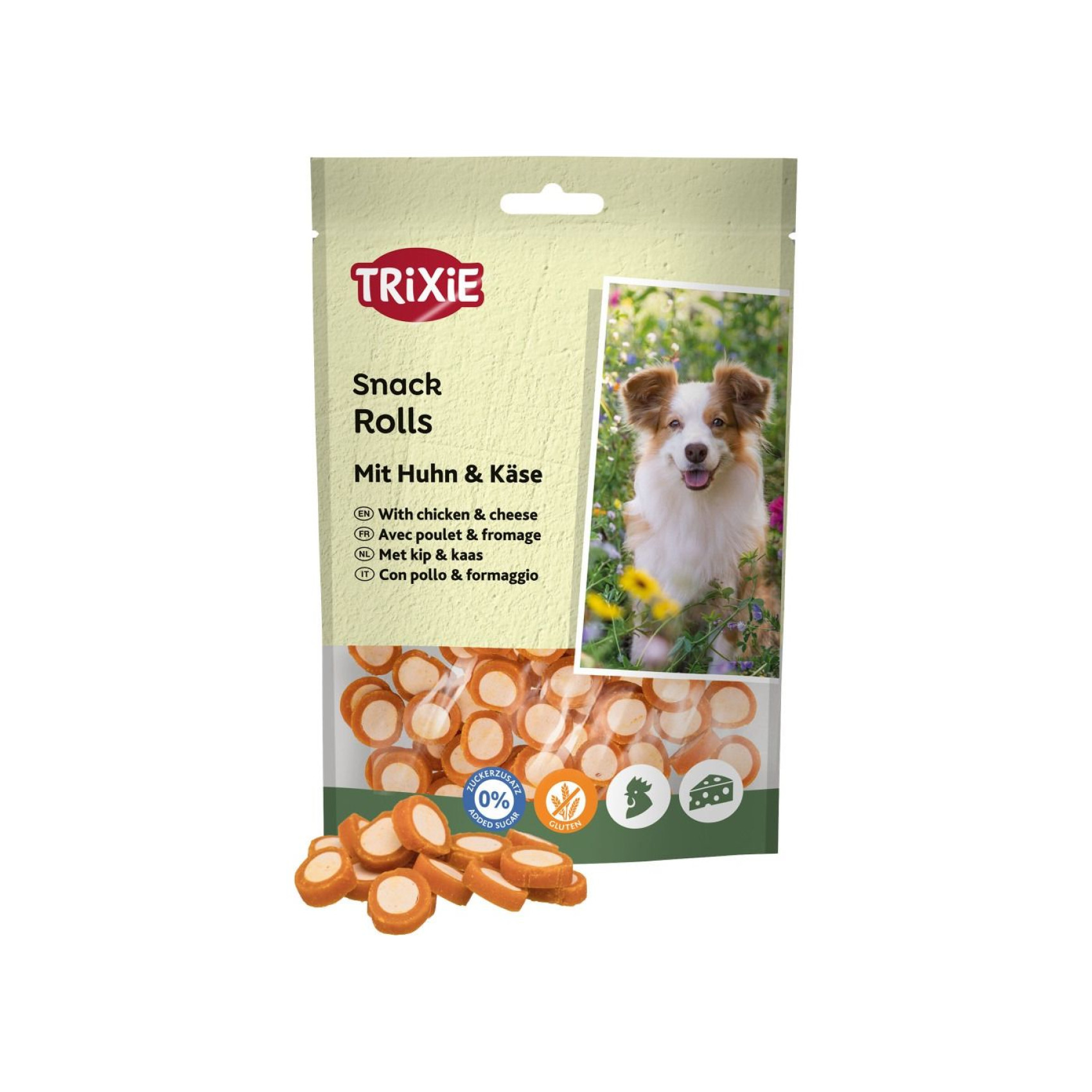 Ласощі Trixie Premio Chicken Cheese Rolls для собак роли з куркою та сиром 100 г