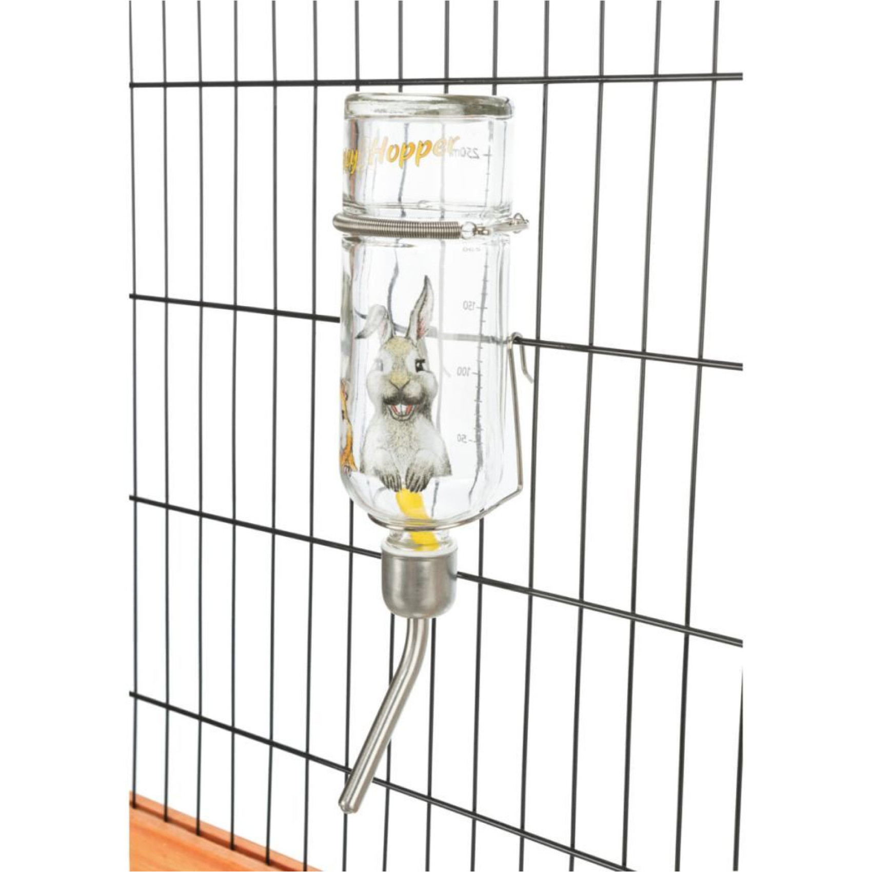 Поїлка для гризунів Trixie Honey & Hopper 125 мл - скло