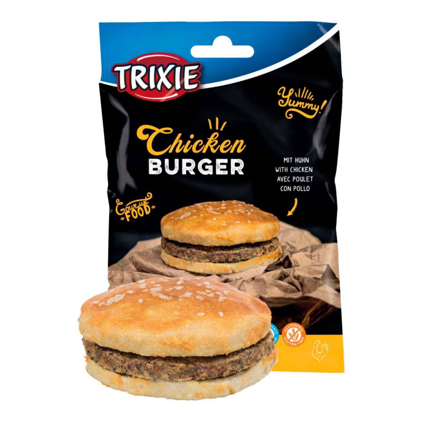 Ласощі для собак Trixie Chicken Burger 9 см, 140 г (курка)