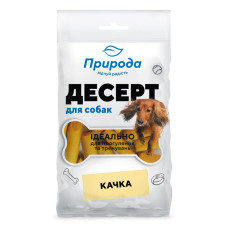Лакомство для собак Природа Десерт «Утка» 100 г