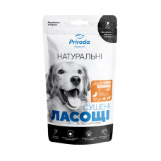 Лакомство для собак Природа Вымя сушеное 100 г - говядина