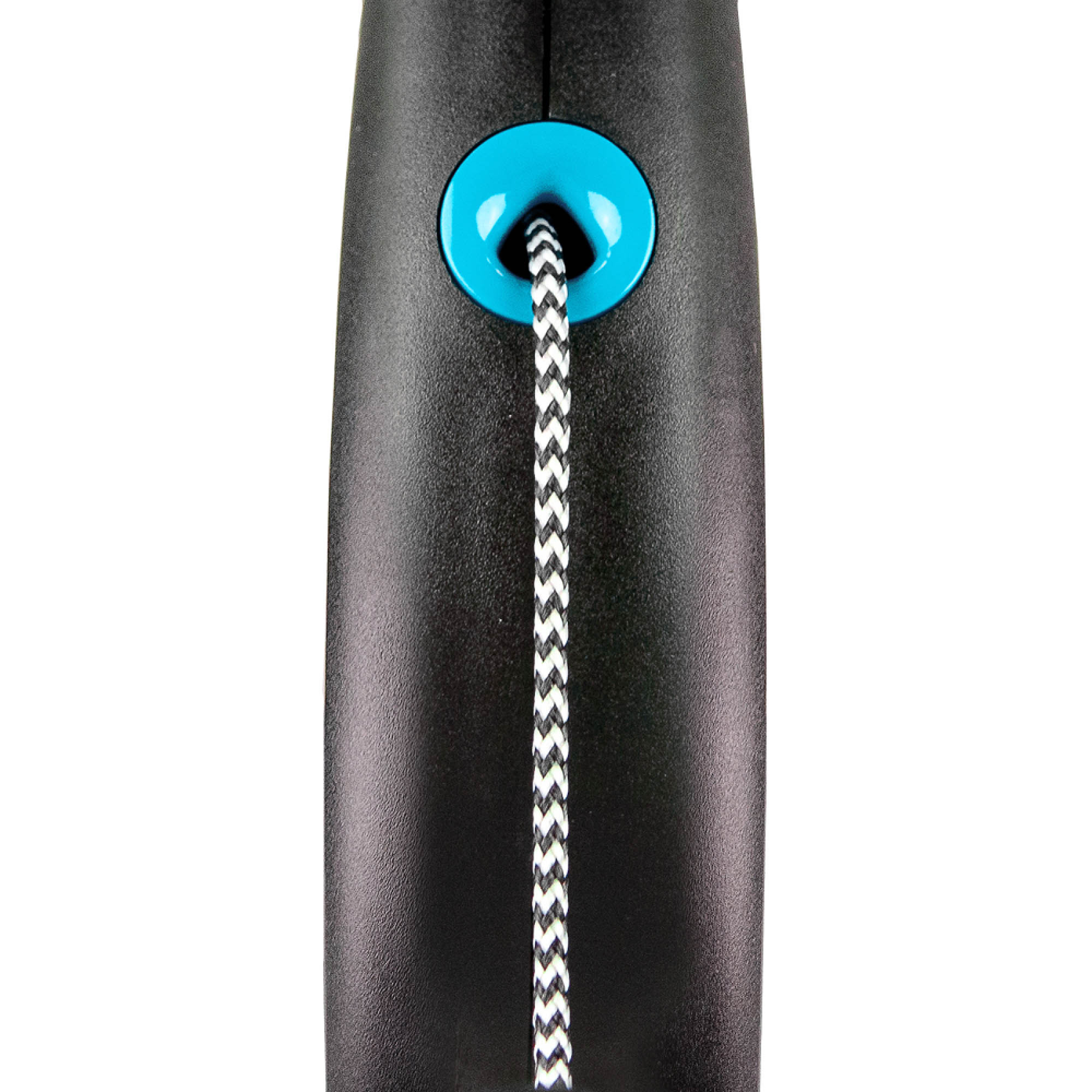 Повідець-рулетка для собак Flexi Black Design, з тросом S 5м/12 кг - синя