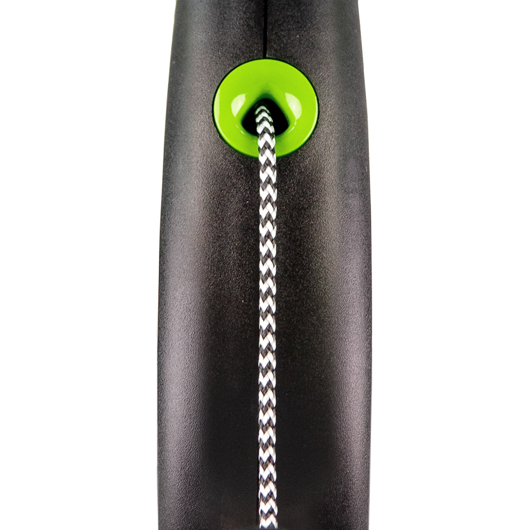Повідець-рулетка для собак Flexi Black Design, з тросом XS 3 м/8 кг - зелена