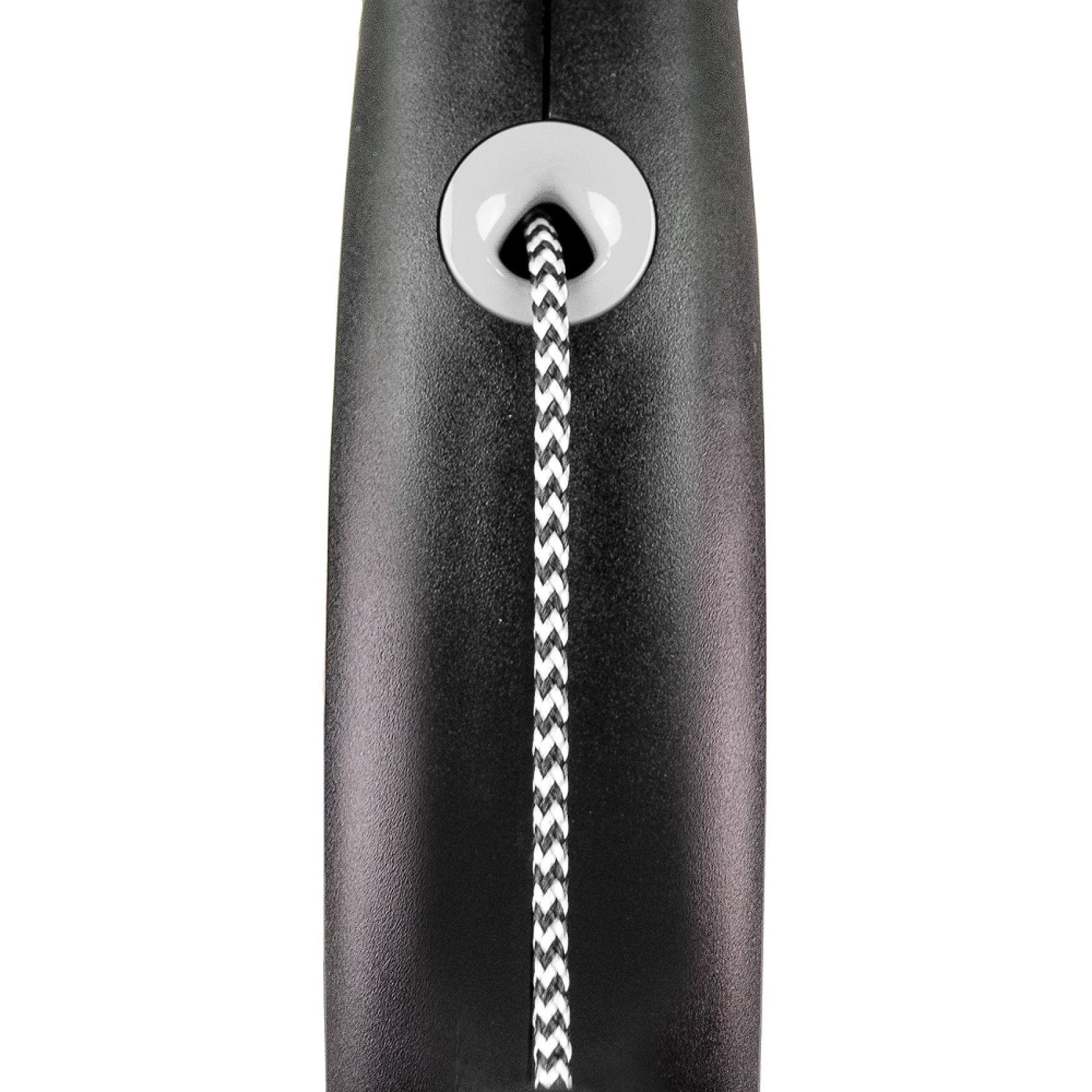 Повідець-рулетка для собак Flexi Black Design, з тросом XS 3 м/8 кг - чорна