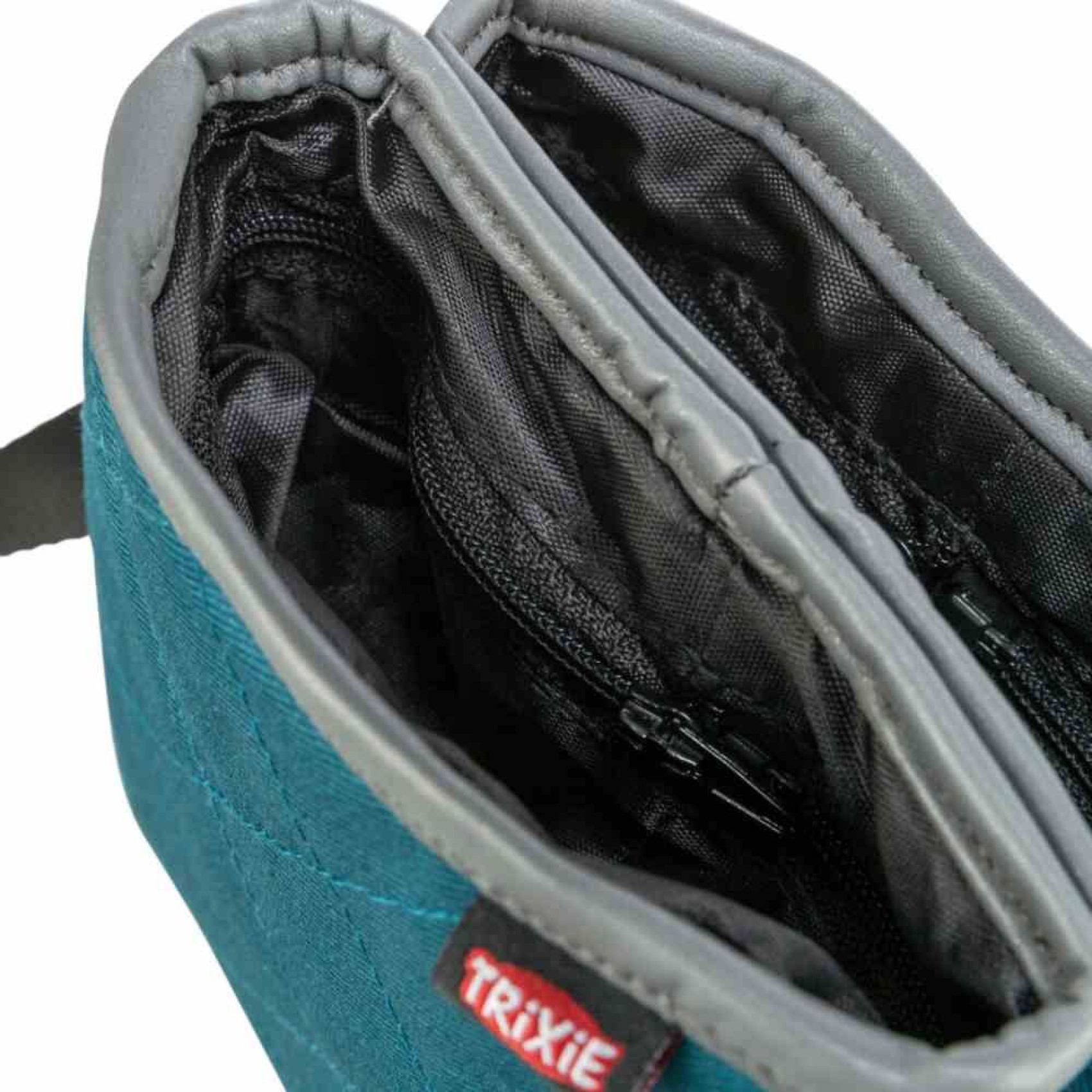 Сумка для ласощів Trixie «Twin» 15х18х2,5 см - синьо-зелена