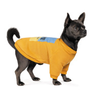 Толстовка для собак Pet Fashion Love for Ukraine M (оранжевая)